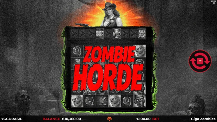 Giga Zombies - zombiju bars uz ruļļiem